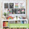 Hadley Designs 9 Cactus Mental Health Posters For Classroom Elementary - School Counselor Office Decor, Mental Health Therapy Decor For Office, School Counseling Office Decor, Calm Corner