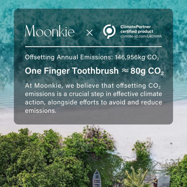 Moonkie Baby Finger Toothbrush Tongue Oral Cleaner Kit for 3 Months +, 3 Pcs (Blush/Pale Mauve/Blush)