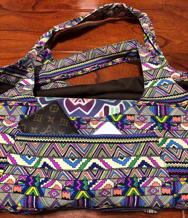 Aozora Yoga Mat Bag Large Yoga Mat Tote Sling Carrier with Pockets Fits Mats with Multi-Functional Storage Pockets Light and Durable