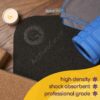 Large Yoga Mat 7'x5'x8mm Extra Thick, Durable, Eco-Friendly, Non-Slip & Odorless Barefoot Exercise and Premium Fitness Home Gym Flooring Mat by ActiveGear