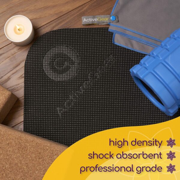 Large Yoga Mat 7'x5'x8mm Extra Thick, Durable, Eco-Friendly, Non-Slip & Odorless Barefoot Exercise and Premium Fitness Home Gym Flooring Mat by ActiveGear