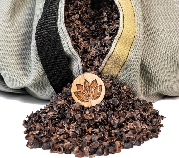 Blue Lotus Crescent Meditation Cushion