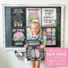 Hadley Designs 9 Cactus Mental Health Posters For Classroom Elementary - School Counselor Office Decor, Mental Health Therapy Decor For Office, School Counseling Office Decor, Calm Corner