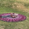 raajsee Purple Round Beach Tapestry Hippie/Boho Beach Blanket Mandala/Indian Cotton Throw - Round Tablecloth/Home Decor/Indie Rug Yoga Mat Meditation Picnic Rugs 178 CM / 70 INCHE Circle