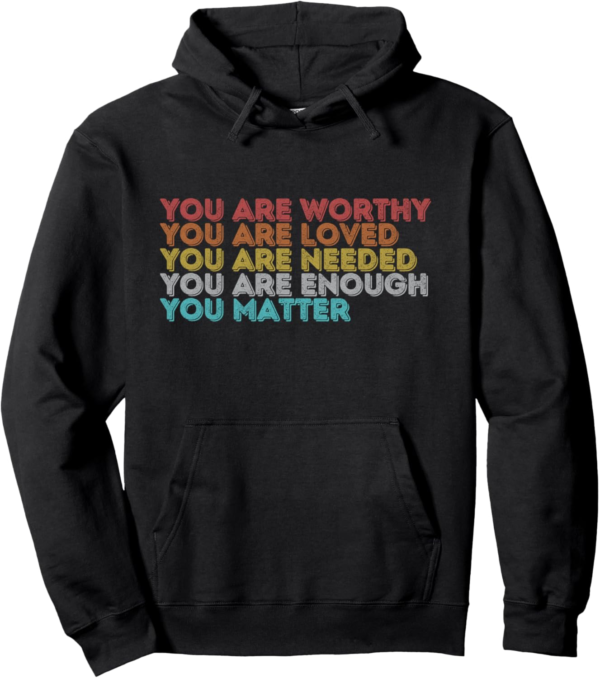 Vintage You Matter Kindness Be Kind Mental Health Awareness Pullover Hoodie