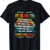 Mental Health Make Mistakes Be Yourself Inspirational T-Shirt
