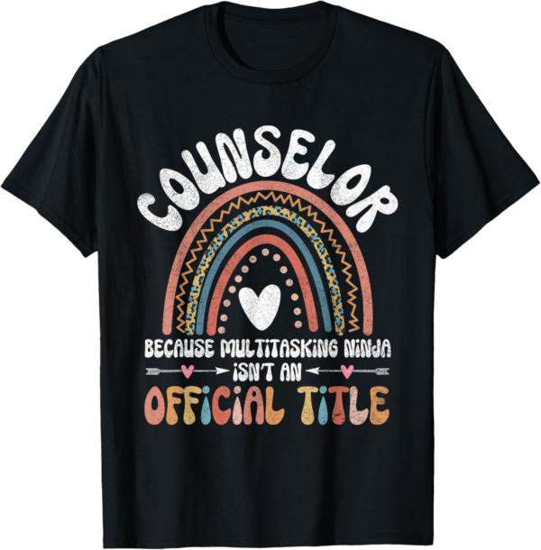 School Guidance Counselor Therapist Education Mental Health T-Shirt