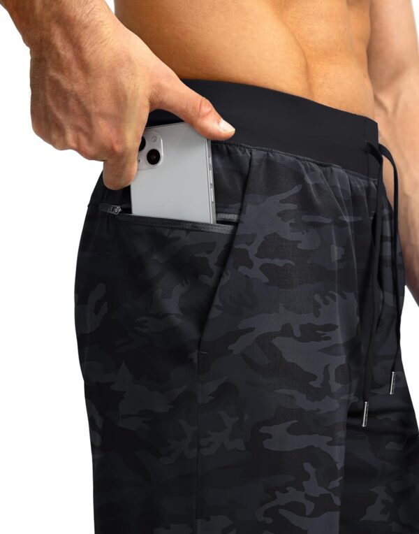 Men's Running Shorts with Zipper Pockets 7"/ 5" / 9" Lightweight Quick Dry Basketball Gym Workout Athletic Shorts for Men