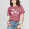 PECHAR Pilates Shirts for Women - Yoga Workout Graphic Heart Tees Sports Lover Tops Pilates Teacher Gifts Blouse T-Shirts