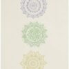 TPE Yoga Mat - Artist Designed, Premium eco friendly mats, Non Slip, Non toxic, Great For Regular & Hot Yoga, Pilates and Workouts (72 inch x 24 inch x 6mm thick)