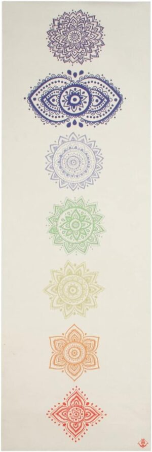 TPE Yoga Mat - Artist Designed, Premium eco friendly mats, Non Slip, Non toxic, Great For Regular & Hot Yoga, Pilates and Workouts (72 inch x 24 inch x 6mm thick)