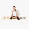 TPE Yoga Mat - Artist Designed, Premium eco friendly mats, Non Slip, Non toxic, Great For Regular & Hot Yoga, Pilates and Workouts (72 inch x 24 inch x 6mm thick)