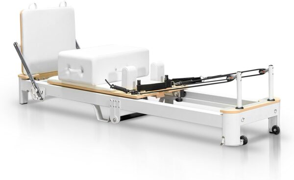Pilates Reformer Machine, Aluminum Foldable Pilates Machine,Pilates Fitness Equipment for Home and Studio