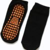 Ehdching 7/12 Pairs Pilate Anti Skid Trampoline Socks with Grips Non Slip Cotton Floor Yoga Socks for Kids/Men/Women