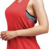 Mippo Workout Tops for Women Yoga Athletic Shirts Tank Tops Gym Summer Workout Clothes