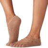 toesox Women’s Elle Full Toe Grip Socks – Non-Slip Pilates Socks, Barre & Yoga Socks with Grips, Ballet Toe Socks