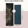 Cork Yoga Mat - Artist Designed, Premium Printed Eco-Friendly Non-Slip mat, Great for Regular & Hot Yoga, Pilates, Workouts 72 inch x 24 inch x 3mm Thick
