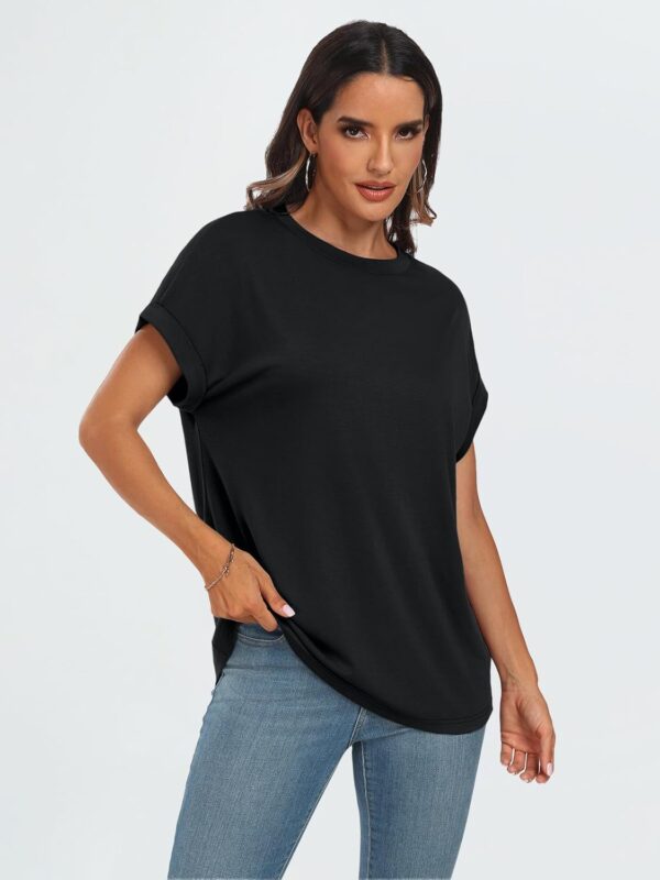 AUTOMET Womens Summer Tops Spring Fashion Oversized Business Casual Dressy T Shirts Workout Clothes Trendy Outfits 2025