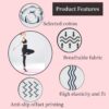 4 Pairs Yoga Socks for Women Non-Slip Grips & Straps,Ideal for Pilates, Pure Barre, Ballet,Dance,Barefoot