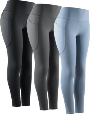 NELEUS High Waist Running Workout Leggings for Yoga with Pockets