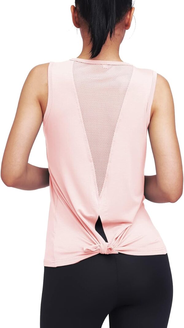 Mippo Workout Tops for Women Yoga Tank Tops Muscle Tank Athletic Shirs Workout Clothes