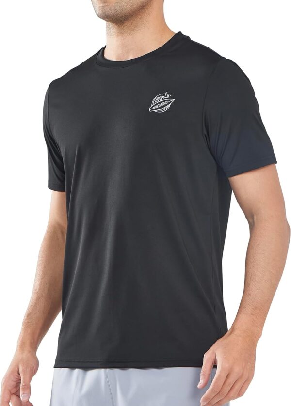 NORTHYARD Men's UPF 50+ Rash Guard T-Shirts Sun Protection UV Quick Dry Short Sleeve Shirts Lightweight Fishing Swim