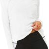 Bestisun Long Sleeve Workout Shirts Yoga Dance Tops Open Back Athletic Clothes for Women