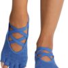 toesox Women’s Elle Half Toe Grip Socks – Non-Slip Pilates Socks with Grips for Women, Yoga Socks, Barre Socks