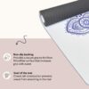 TPE Yoga Mat - Artist Designed, Premium eco friendly mats, Non Slip, Non toxic, Great For Regular & Hot Yoga, Pilates and Workouts (72 inch x 24 inch x 6mm thick)
