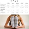 TAVI Women’s Maddie Grip Socks - Non-Slip Pilates Socks with Grips for Women, Yoga Socks, Barre Socks