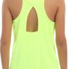 Aeuui Womens Workout Tops Open Back Racerback Tank Tops Sleeveless Yoga Athletic Running Shirts Gym Clothes for Women
