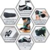 ABIRAM Yoga Socks Toeless Non-Slip Grips & Straps, for Pilates, Barre, Ballet, Bikram, Workout for Women