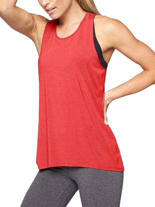 Mippo Workout Tops for Women Yoga Athletic Shirts Tank Tops Gym Summer Workout Clothes