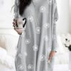 Dokotoo Womens 2025 Spring Outfits Casual Long Sleeve Shirts Lightweight Sweatshirts Fashion Tunic Tops with Pockets
