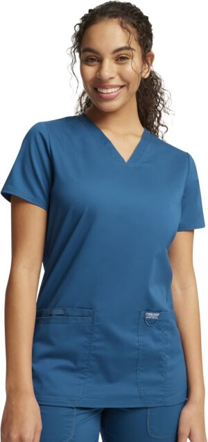 V-Neck Scrubs for Women Workwear Revolution, Soft Stretch, Easy Care WW620