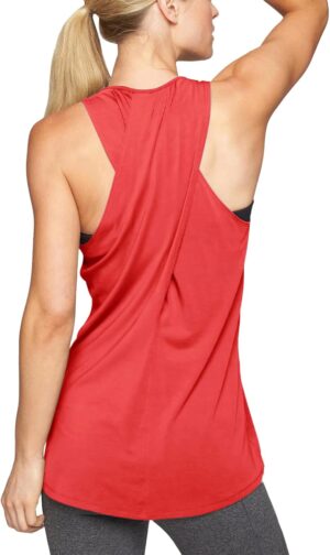 Mippo Workout Tops for Women Yoga Athletic Shirts Tank Tops Gym Summer Workout Clothes