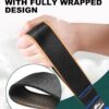 Trideer Stretching Strap for Physical Therapy, Non-Elastic Yoga Strap with 10 Loops, Durable Nylon Stretch Bands for Exercise, Pilates, Gymnastics, Leg Stretcher with Training Manual and Poster