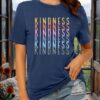 Kindness Shirt for Women Summer Casual Short Sleeve Inspirational Tee Tops