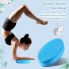Hanaive 3 Pcs Foam Pad Balance Pad Foam Balance Mat Pad Soft Yoga Pad Stability Trainer mat for Physical Therapy Rehabilitation Core Strength Training Device for Women Men