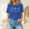 Womens Autism Awareness Shirts Autistic Support T-Shirt Puzzle Piece Tee Tops