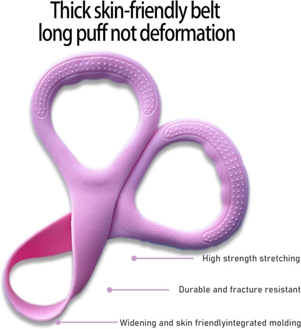 Figure 8 Fitness Resistance Band, Elastic Bands for Working Out,Arm,Back Training Exercise Band, Exercise Equipment for Yoga, Pilates,Physical Therapy（3 Pack）