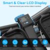 Steppers for Exercise at Home, Twist Stepper with 350LBS Loading Capacity, Mini Stepper with Resistance Bands, Hydraulic Fitness Stair Stepper for Home with LCD Monitor