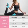 AURUZA Grip Socks for Women Men Pilates Grip Socks Non Slip Yoga Sock with Grips for Barre Barefoot Hospital Grippy Sock