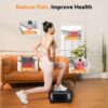 UCIN Vibration Plate Exercise Machine, Vibration Plate for Lymphatic Drainage, 10 Preset Mode & Manual Mode Vibration Plate for Weight Loss, Home Gym Exercise Equipment w/Pilates Ball