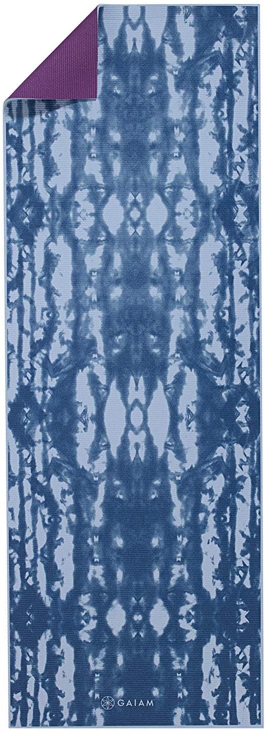 Gaiam Yoga Mat - Premium 6mm Print Reversible Extra Thick Non Slip Exercise & Fitness Mat for All Types of Yoga, Pilates & Floor Workouts (68" x 24" x 6mm Thick)