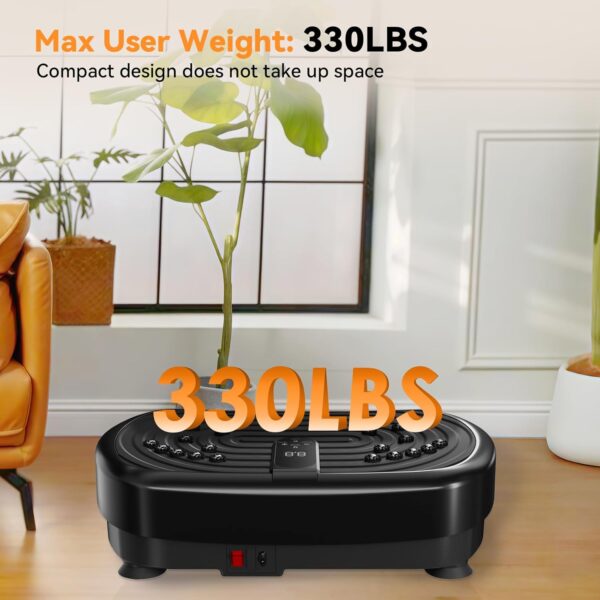 UCIN Vibration Plate Exercise Machine, Vibration Plate for Lymphatic Drainage, 10 Preset Mode & Manual Mode Vibration Plate for Weight Loss, Home Gym Exercise Equipment w/Pilates Ball