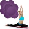 GoYonder Yoga Knee Pads 2 Pack, Yoga Knee Cushion Thick, Exercise Pads for Knees Elbows Wrist Hands Head Foam Pilates Kneeling pad