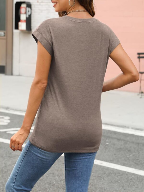 AUTOMET Womens Fashion Tops Summer Outfits Spring T Shirts Business Casual Dressy Plus Size Trendy Workout Clothes 2025