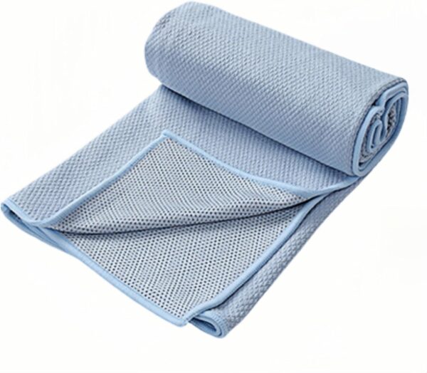 Portable Compressible Diamond Grid Sports Yoga Fitness Mat, Suitable for Yoga, Pilates, and Fitness Use