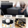 Pilates Reformer, PAETA Wooden Foldable Pilates Reformer Machine with Springs, Pilates Machines for Home Use and Studio, Pilates Equipment with Sitting Box, Jump Board and Accessories